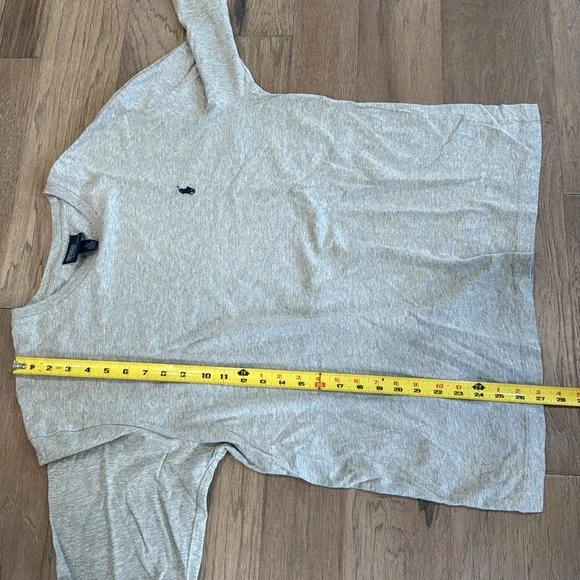 EUC Polo Ralph Lauren Mens Heathered Classic Fit T-Shirt Gray Large - Picture 7 of 9